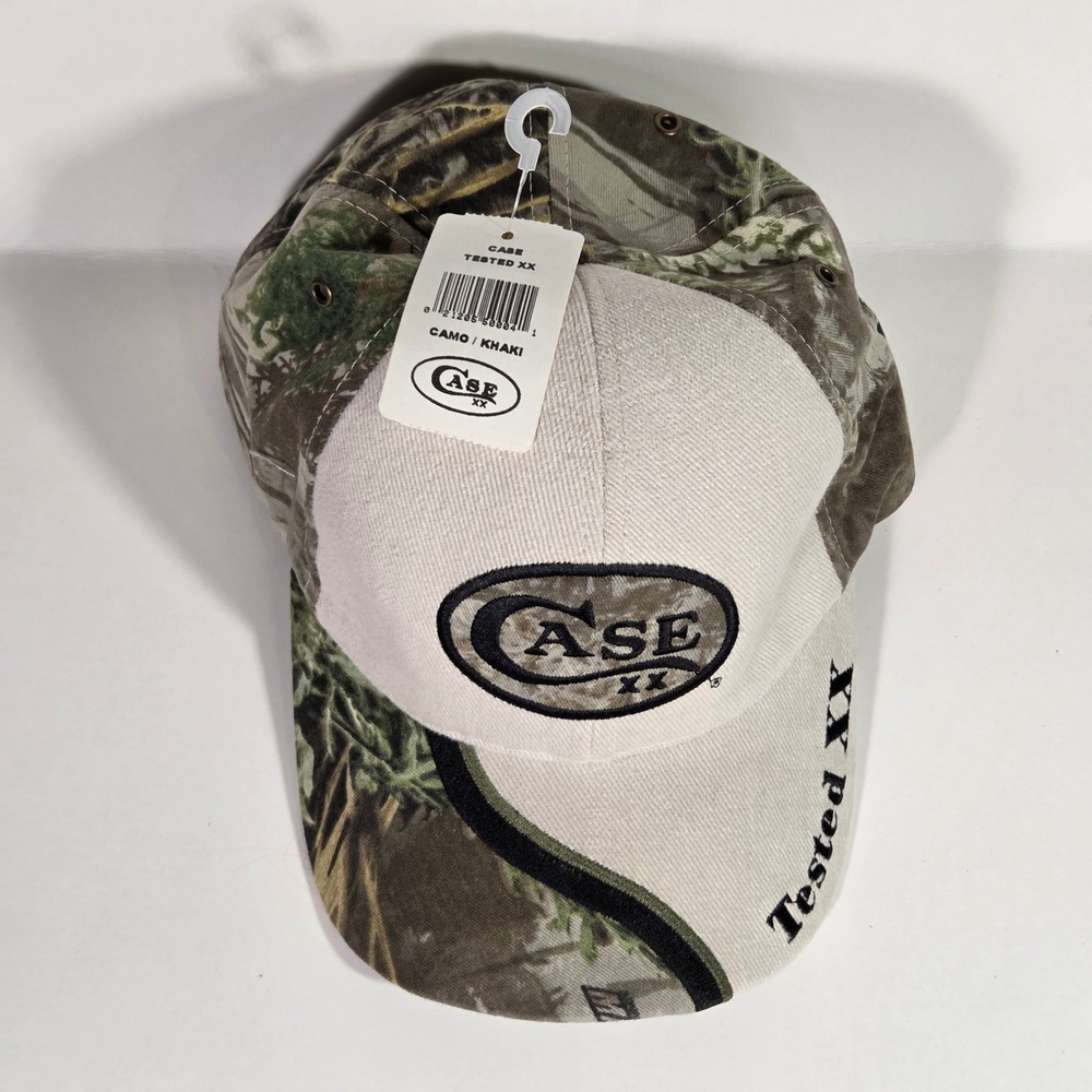 Case XX Hat Camo Khaki Embroidered Tested XX Baseball Cap Made in USA NWT - Picture 2 of 8